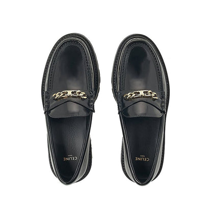 Celine Black Calfskin Slip-On Loafers for Men