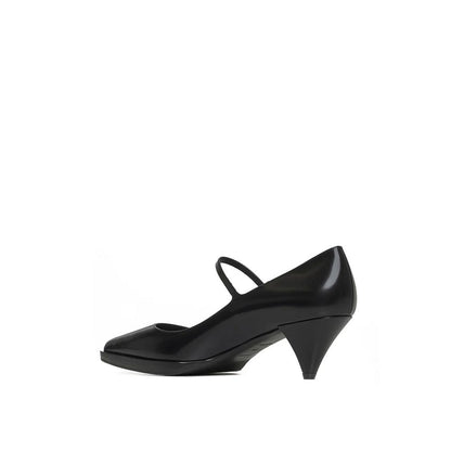 Prada Black Calfskin High Heel Pumps