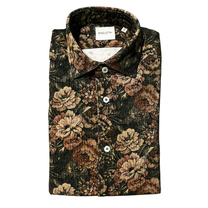 Bagutta Multicolor Cotton Men Shirt