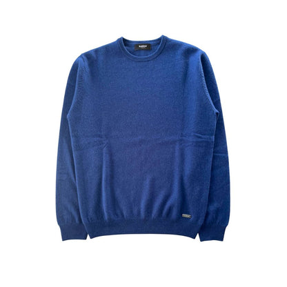 Baldinini Trend Blue Cashmere Sweater - Effortless Style Redefined