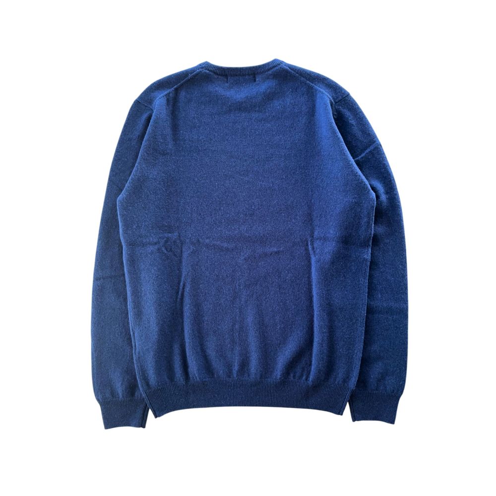 Baldinini Trend Blue Cashmere Sweater - Effortless Style Redefined