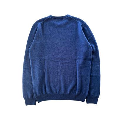 Baldinini Trend Blue Cashmere Sweater - Effortless Style Redefined
