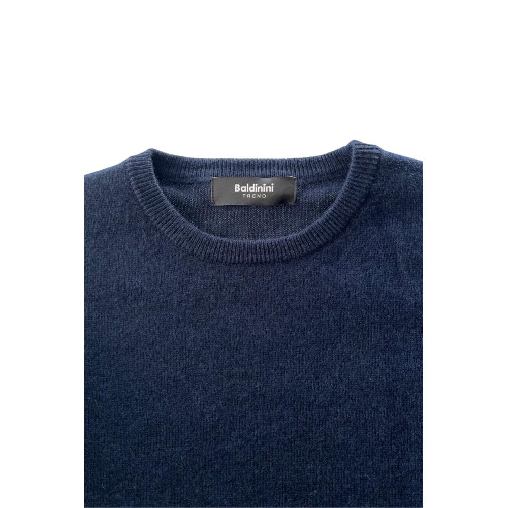 Baldinini Trend Blue Cashmere Men's Sweater
