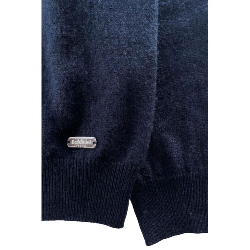 Baldinini Trend Blue Cashmere Men's Sweater