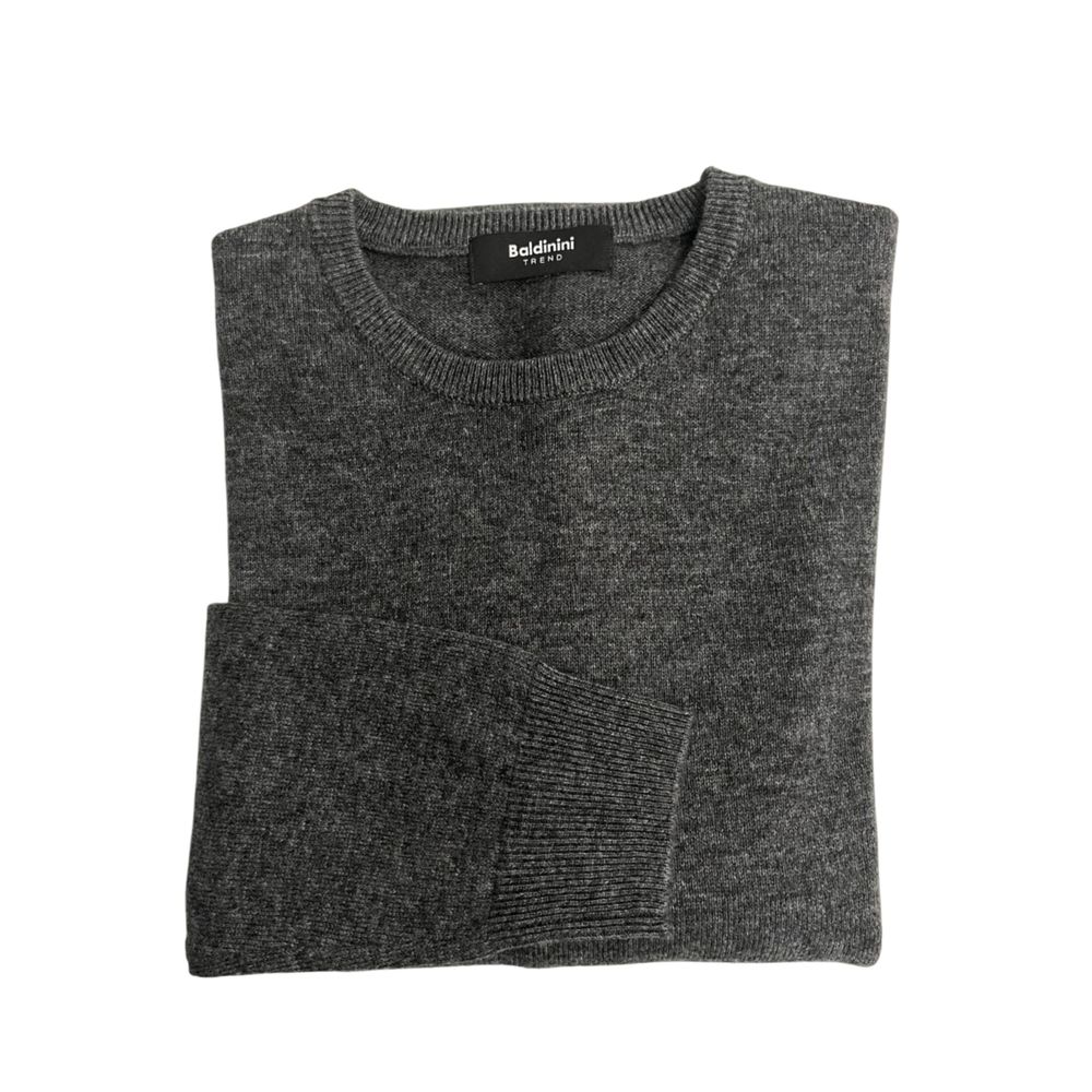 Baldinini Trend Gray Cashmere Sweater