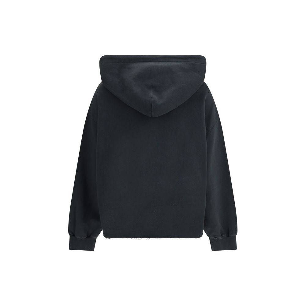 MM6 Black Cotton Sweatshirt