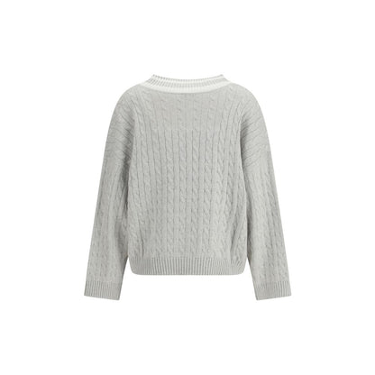 Brunello Cucinelli White Cotton Sweatshirt