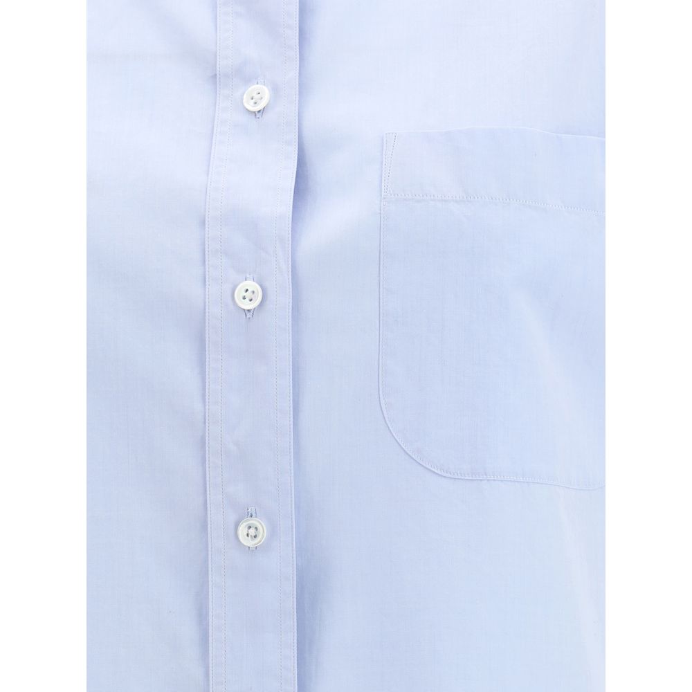 The Metis Shirt by The Row - Light Blue Cotton Elegance