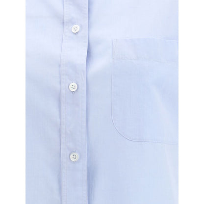 The Metis Shirt by The Row - Light Blue Cotton Elegance