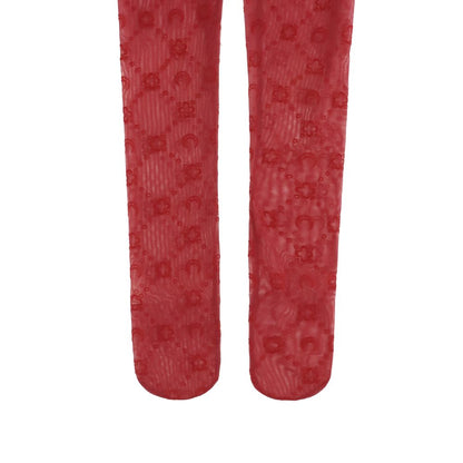 Marine Serre Red Polyamide Socks