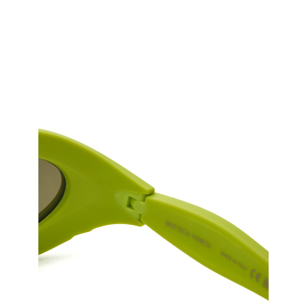 Bottega Veneta Women’s Sunglasses – Yellow Cat-Eye Frame, Dark Lenses