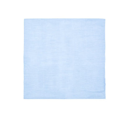 Tom Ford Light Blue Cotton Pocket Square