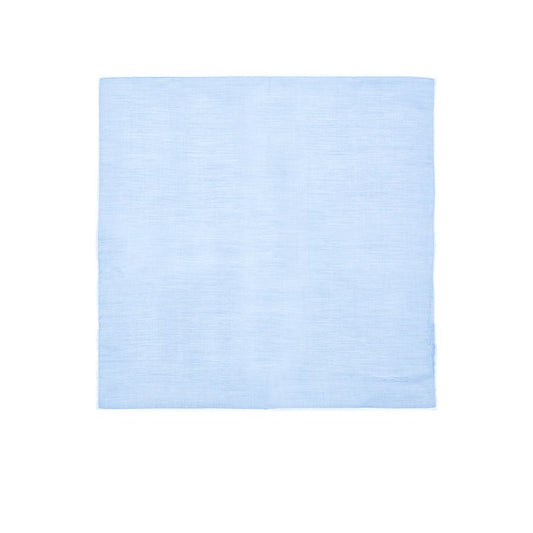 Tom Ford Light Blue Cotton Pocket Square