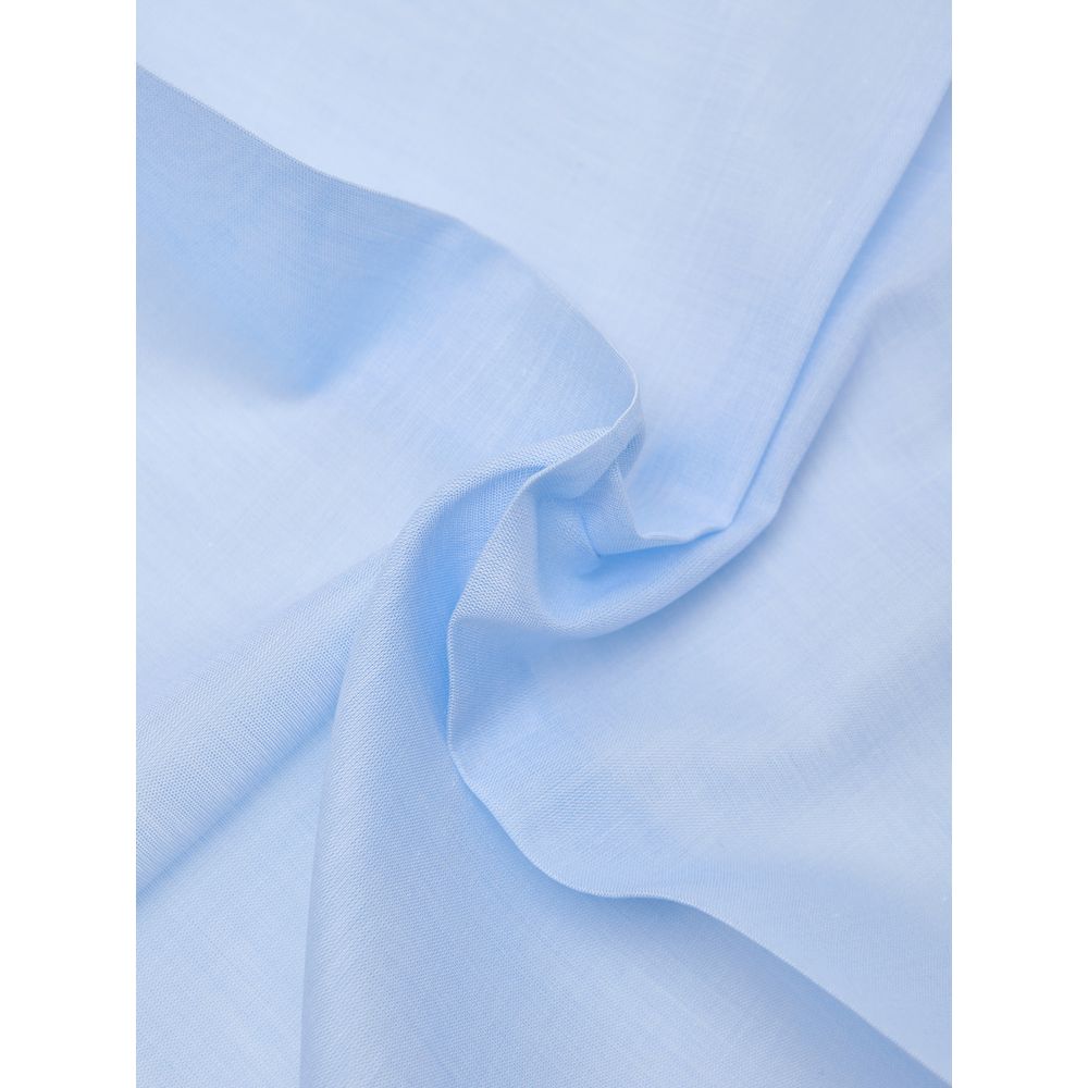 Tom Ford Light Blue Cotton Pocket Square