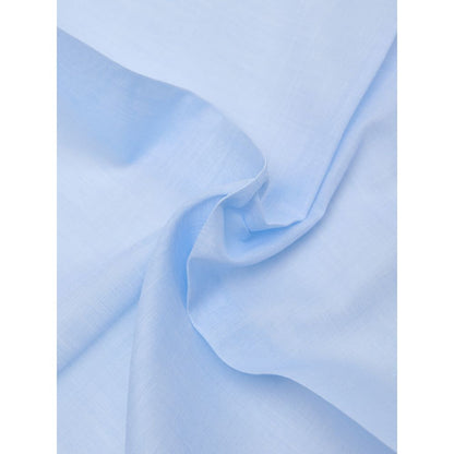 Tom Ford Light Blue Cotton Pocket Square