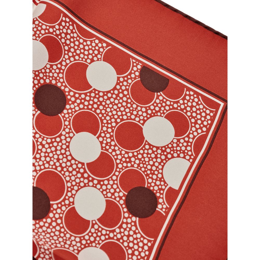 Tom Ford Red Silk Pocket Square