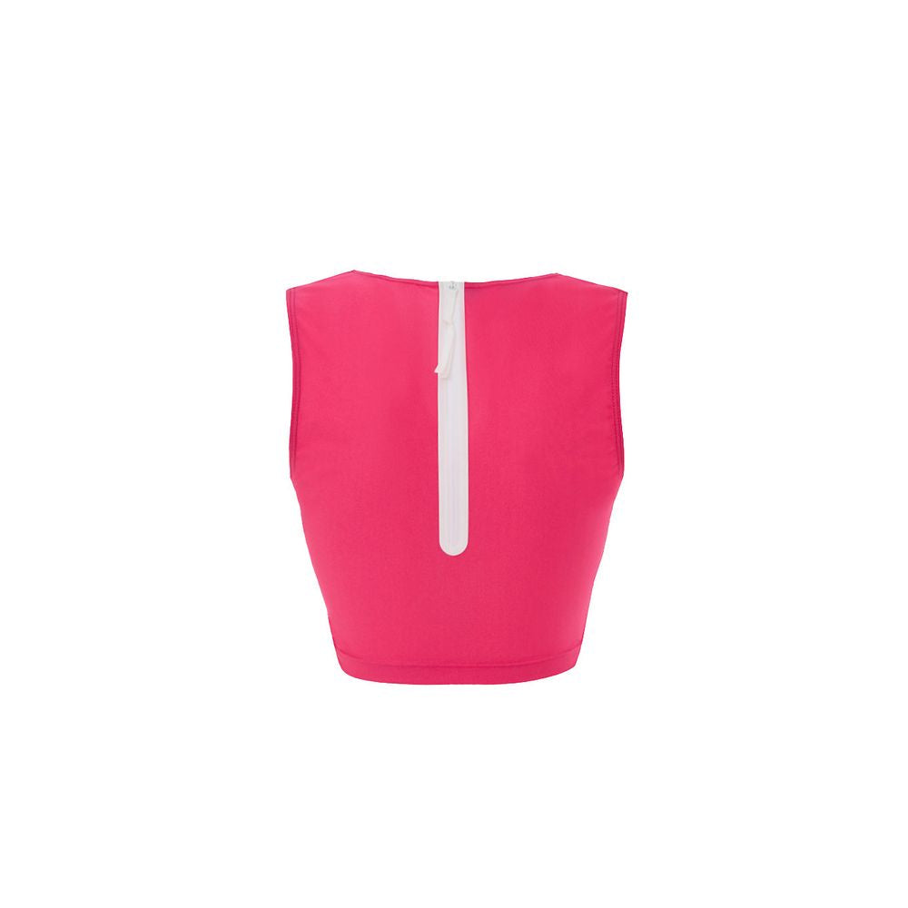 Gucci Fuchsia Polyamide Cropped Tank Top