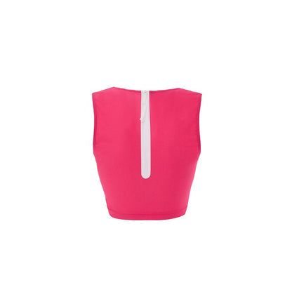 Gucci Fuchsia Polyamide Cropped Tank Top