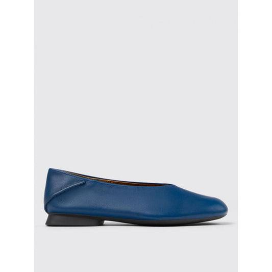 Camper Casi Myra Blue Leather Ballet Flats for Women