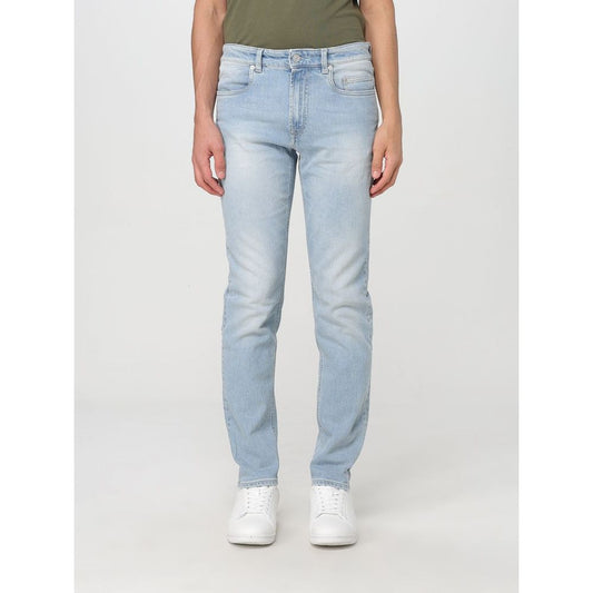 Siviglia Blue Denim Straight-Leg Jeans