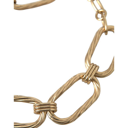 Dolce & Gabbana Gold Brass Link Chain Necklace