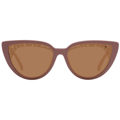 Emilio Pucci Women’s Sunglasses – Pink Cat Eye Frame, Brown Lenses