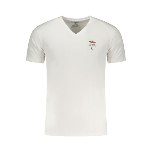 Aeronautica Militare White Cotton Men Underwear Shirt