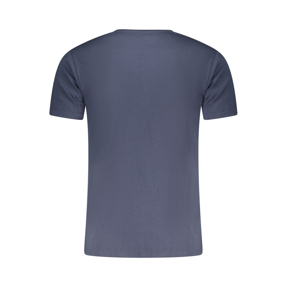 Aeronautica Militare Blue Cotton Men's T-Shirt