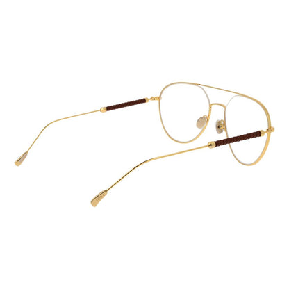 Tod's Men's Gold Metal Optical Glasses – Aviator Frame