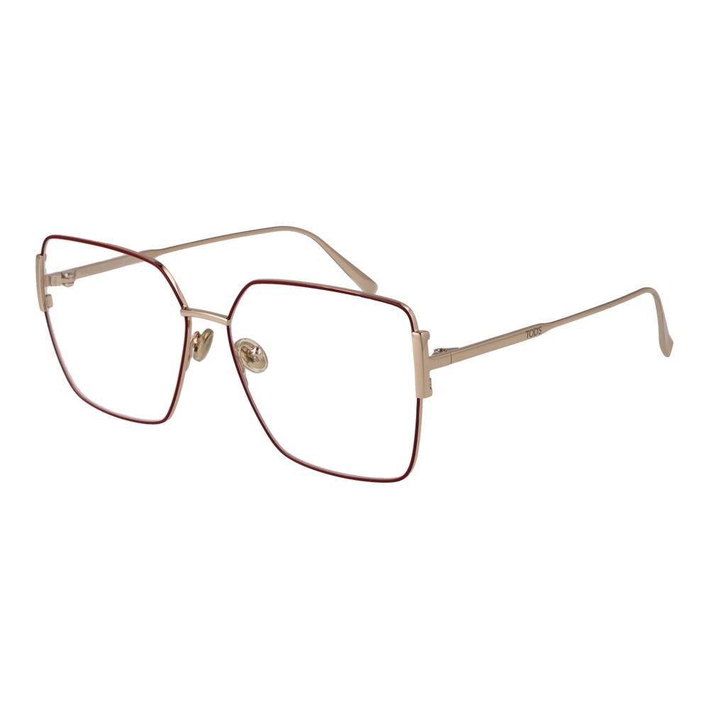 Tod's Women’s Optical Glasses – Red Square Frame, 56mm