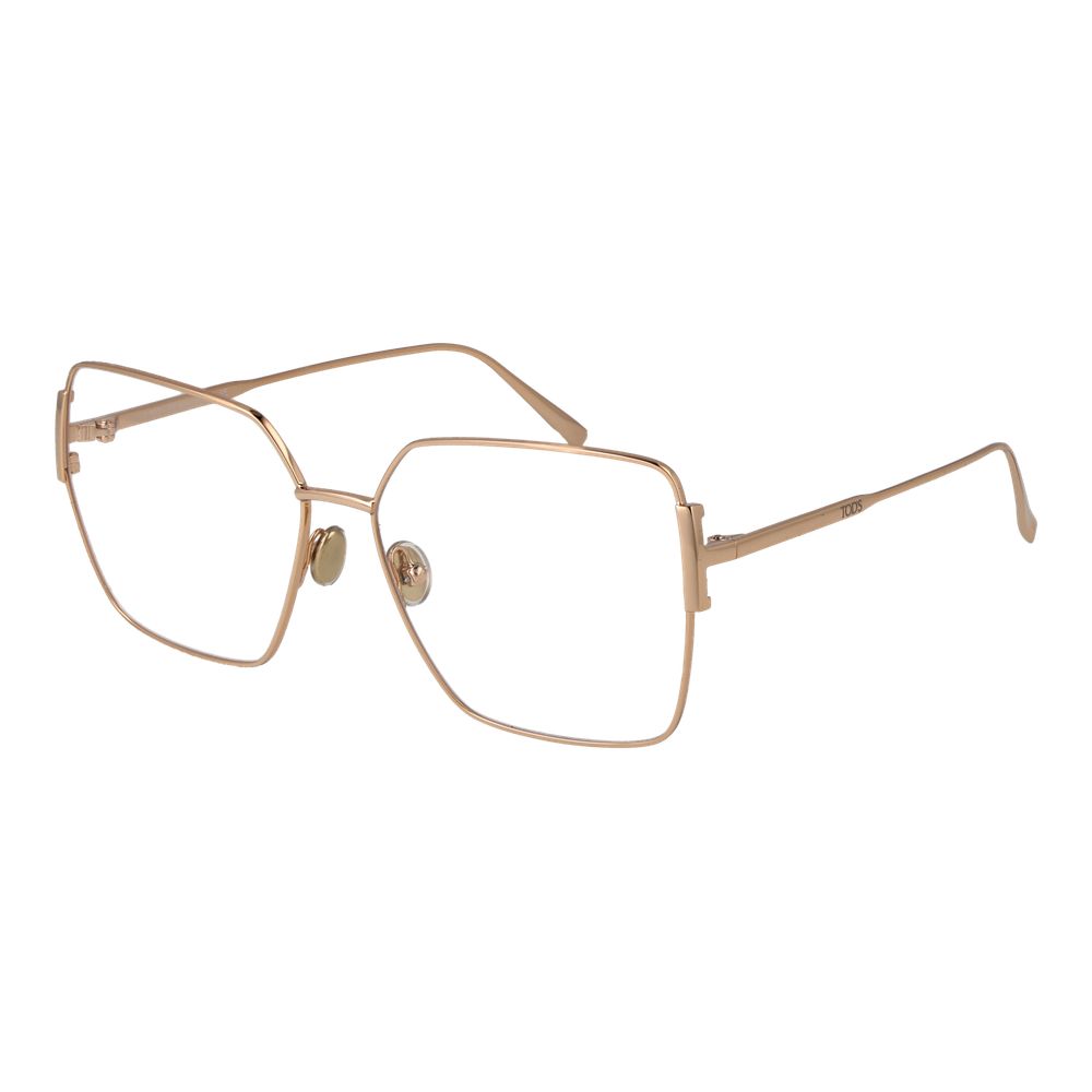 Tod's Women's Optical Glasses – Gold Square Frame, 56mm