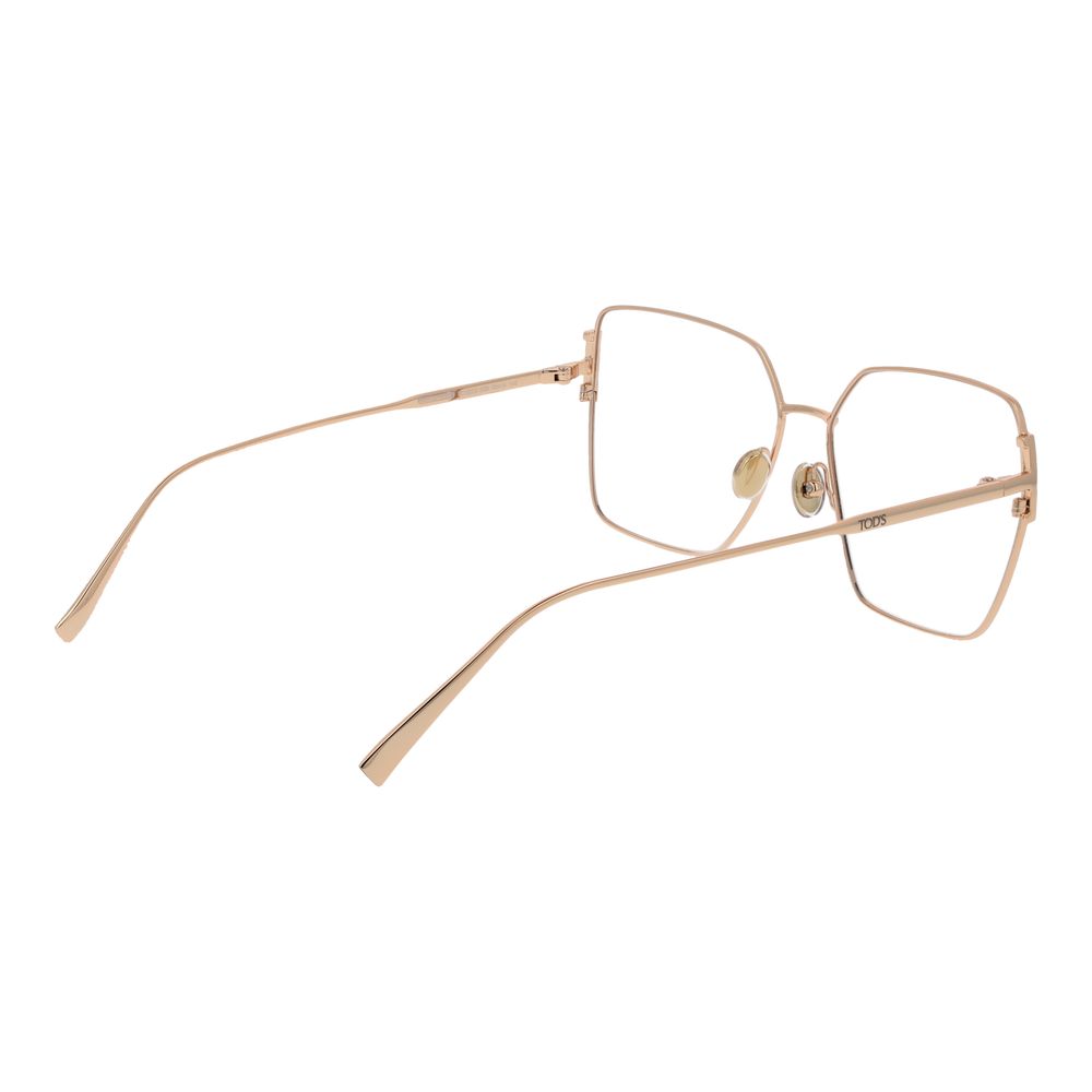 Tod's Women's Optical Glasses – Gold Square Frame, 56mm