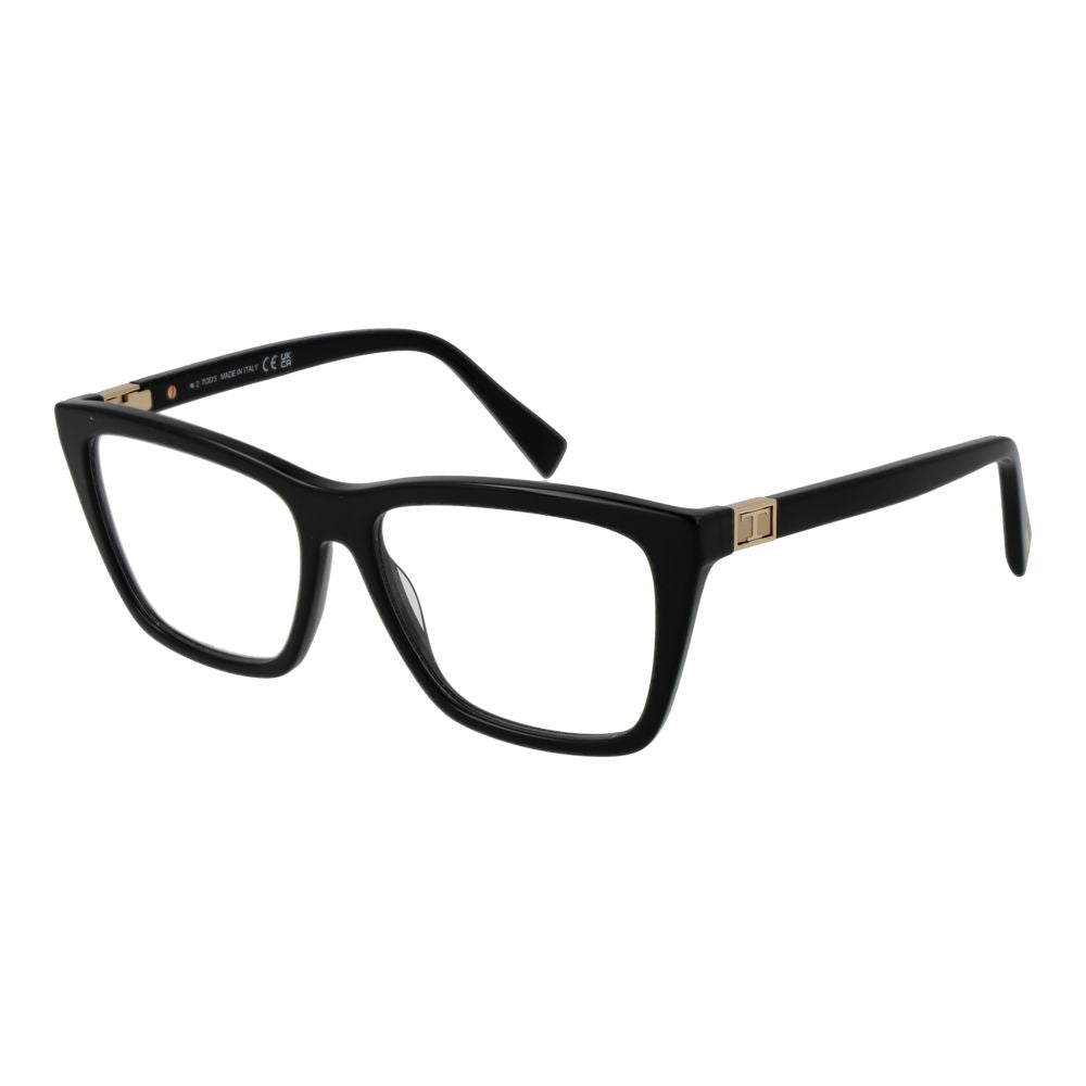 Tod's Women's Optical Glasses – Black Full-Rim Square Frames, 55mm