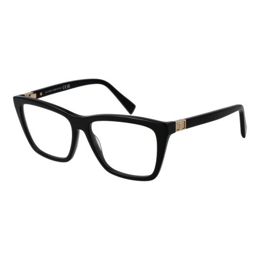 Tod's Women's Optical Glasses – Black Full-Rim Square Frames, 55mm