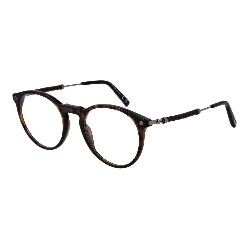 Tod's Men’s Optical Glasses – Brown Round Frame, 50mm