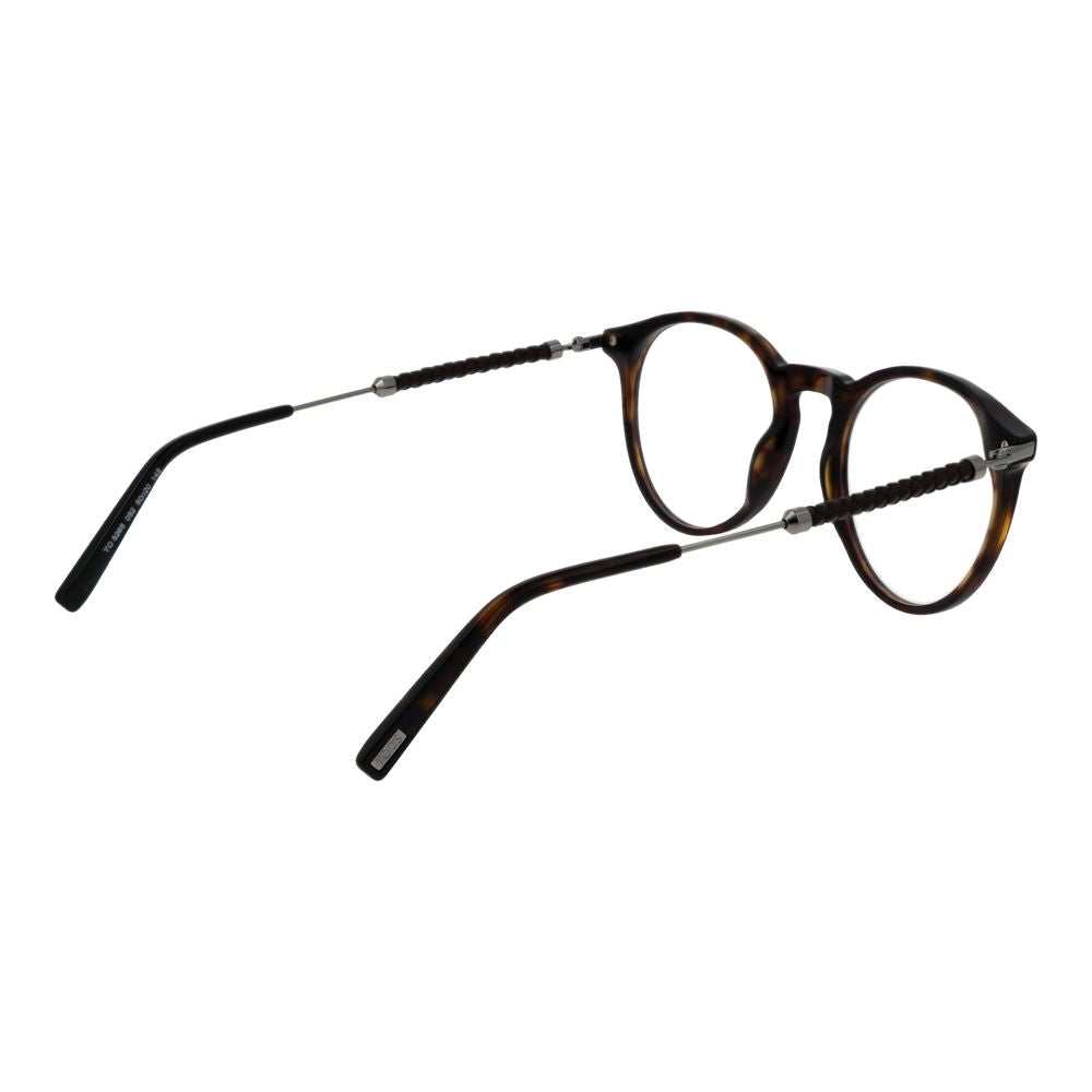 Tod's Men’s Optical Glasses – Brown Round Frame, 50mm