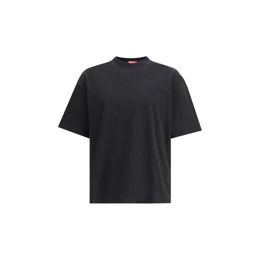 Diesel T-Boggy-Megoval-D Black Cotton T-Shirt