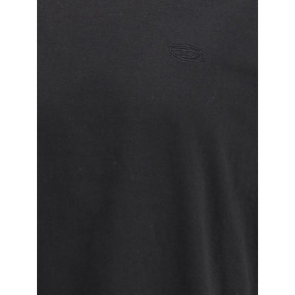 Diesel T-Boggy-Megoval-D Black Cotton T-Shirt