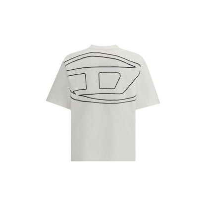Diesel T-Boggy-Megoval-D White Cotton T-Shirt