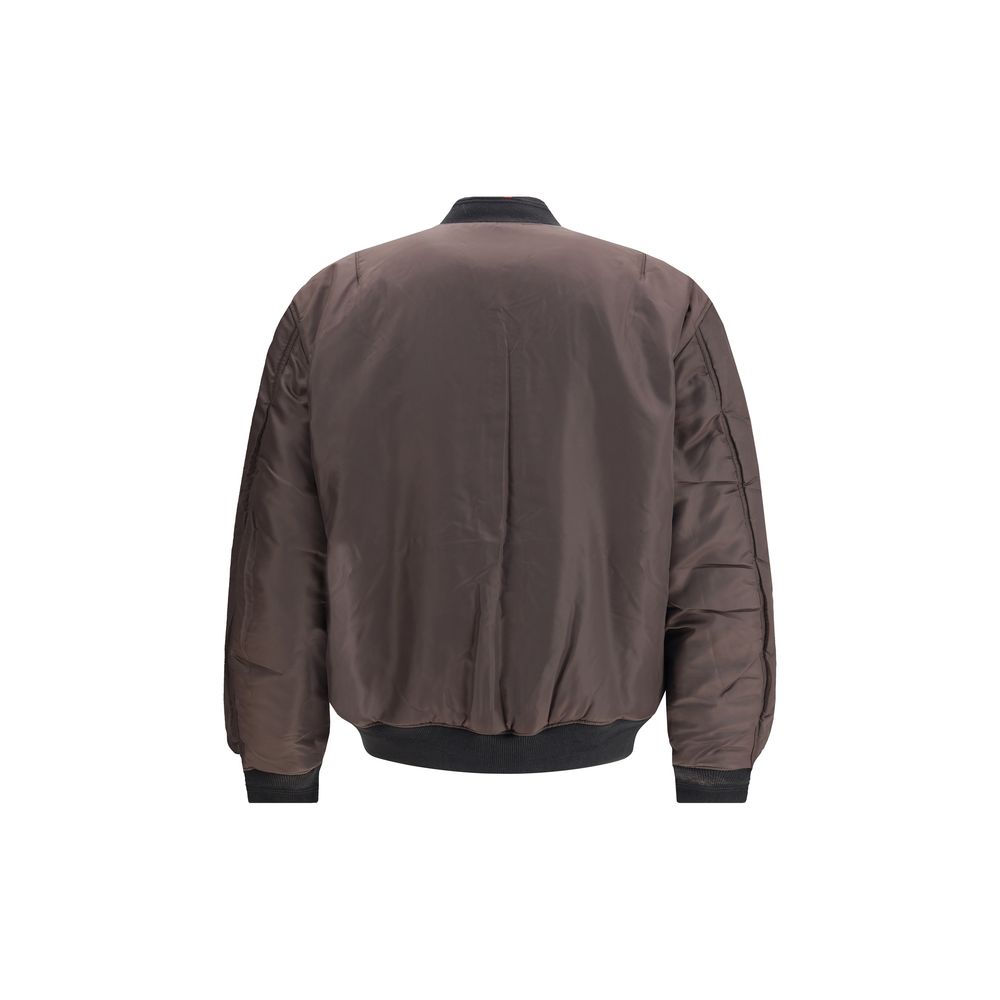 Diesel Black & Brown Reversible J-Held Bomber Jacket