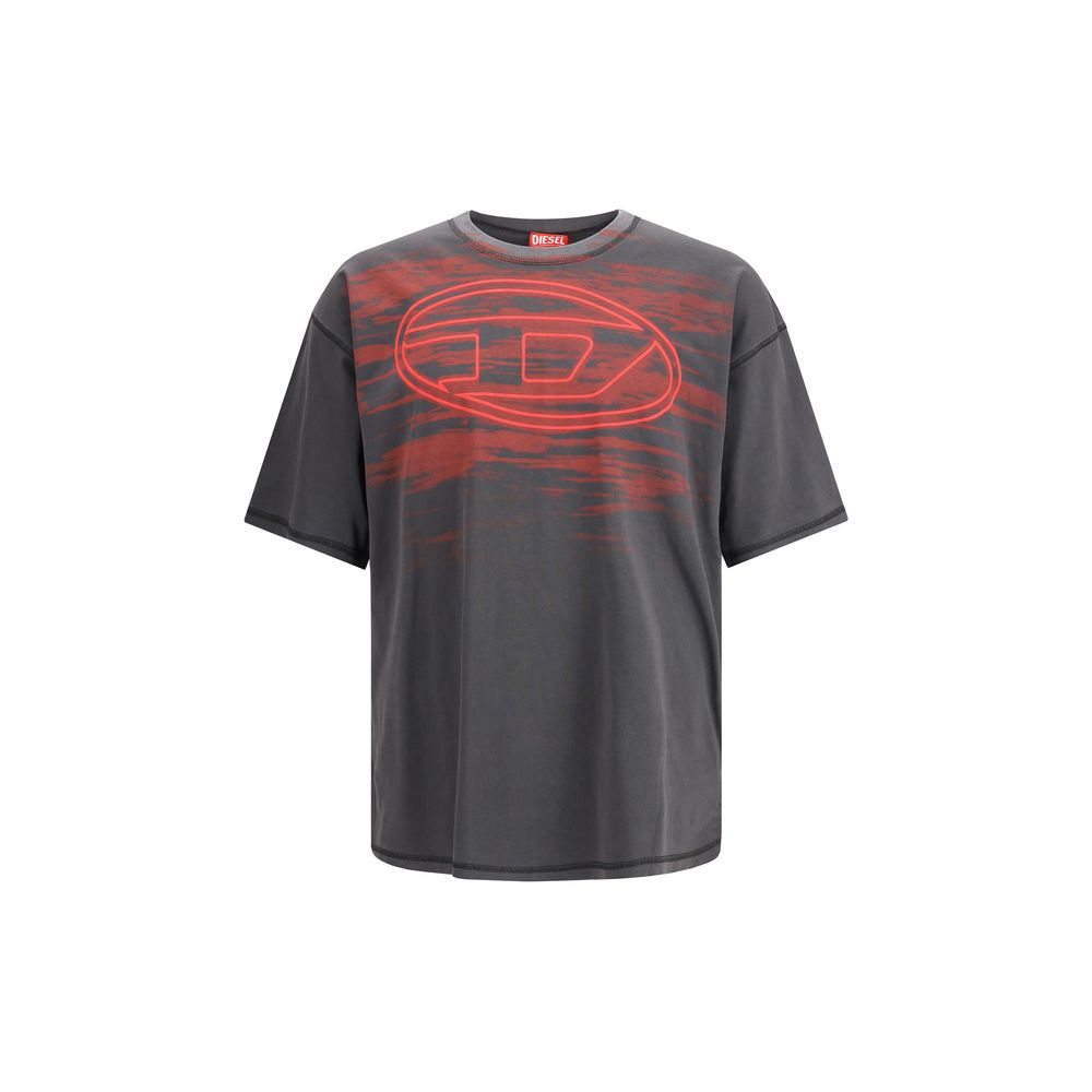 Diesel Black Cotton T-Shirt - T-Boxt-T5