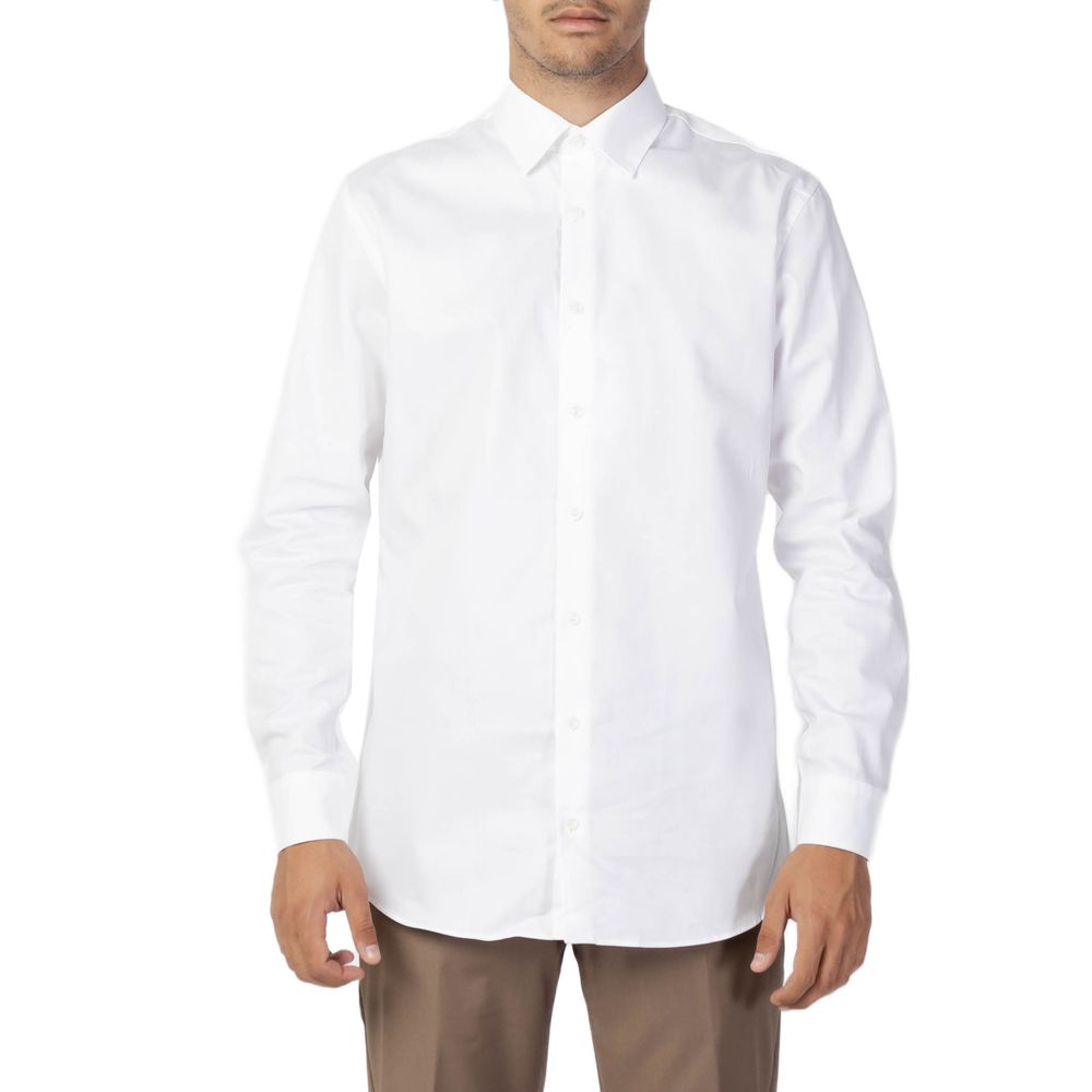 Selected SLHREGETHAN SHIRT LS CLASSIC B NOOS - White Cotton Dress Shirt