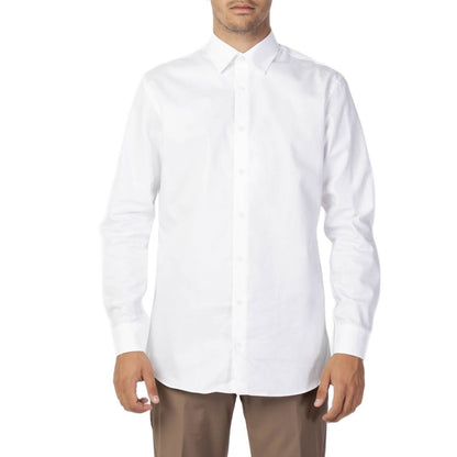 Selected SLHREGETHAN SHIRT LS CLASSIC B NOOS - White Cotton Dress Shirt