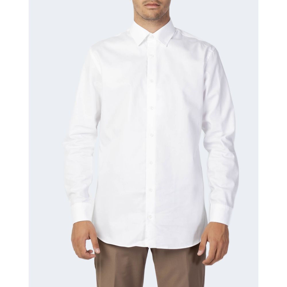 Selected SLHREGETHAN SHIRT LS CLASSIC B NOOS - White Cotton Dress Shirt