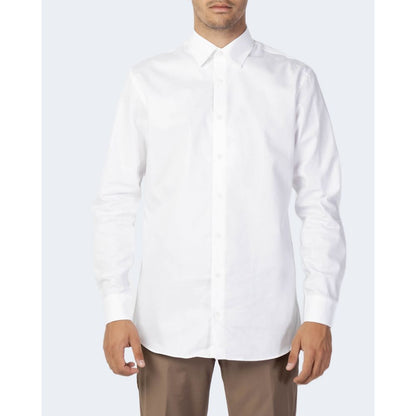 Selected SLHREGETHAN SHIRT LS CLASSIC B NOOS - White Cotton Dress Shirt