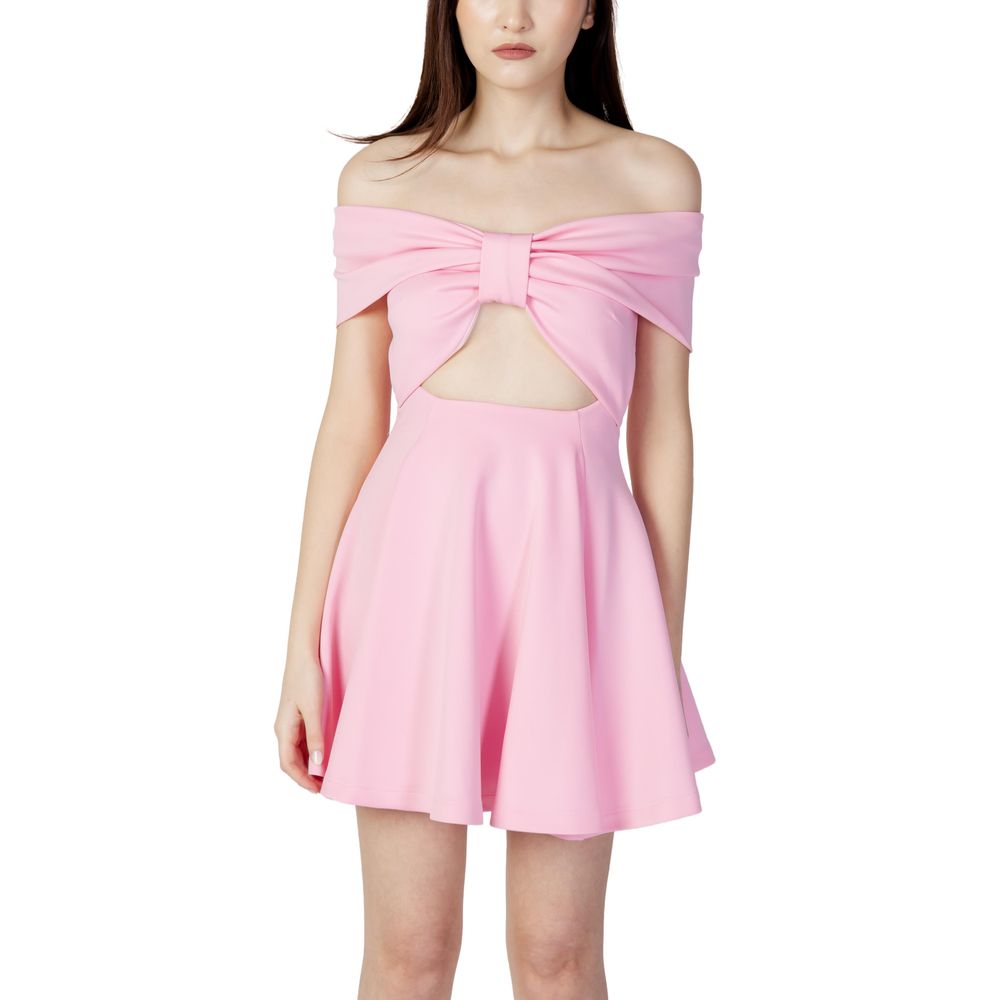 Aniye By Pink Sienna Off Shoulder Mini Dress