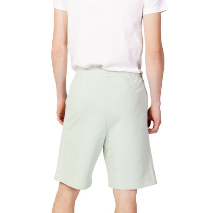 Fila Green Cotton Bermuda Shorts - Comfortable and Stylish Oversized Sweat Shorts for Men