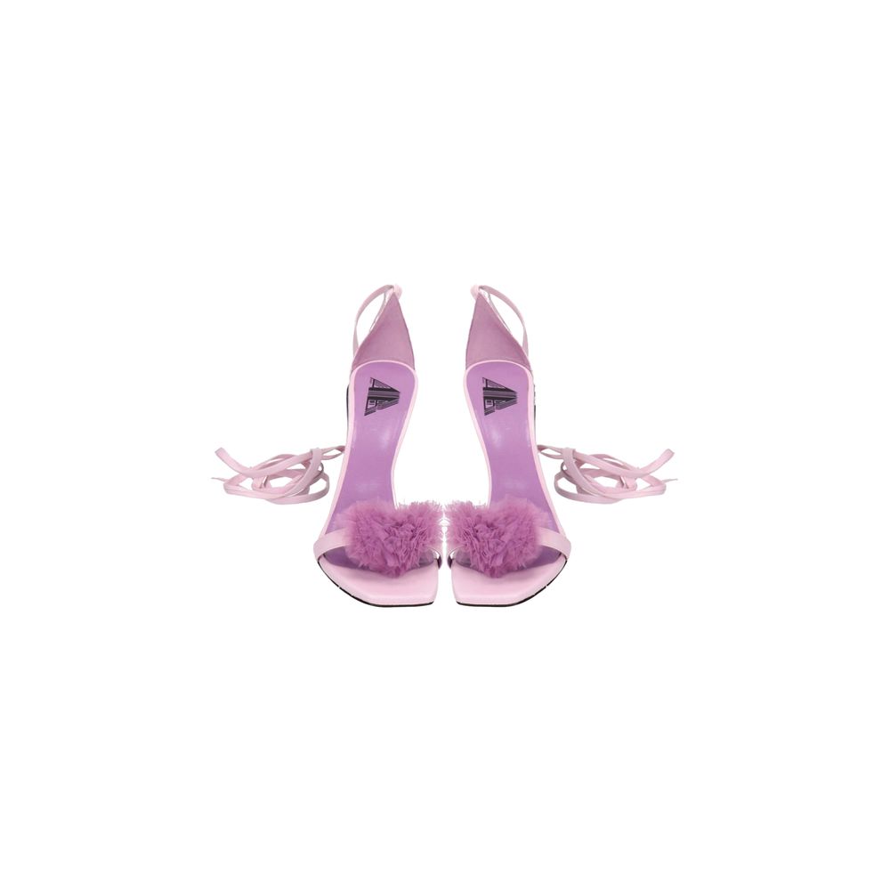 Aniye By Marlowe Purple Leather High Heel Pumps