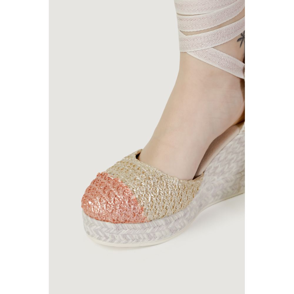 CIMA RAFIA ESPADRILLES Multicolor Cotton High Heel Pumps