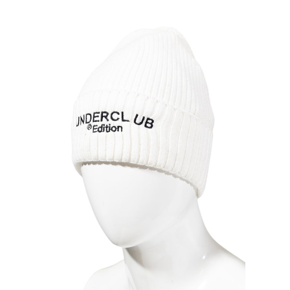 Underclub White Cotton Cap - Stylish Baseball Hat for Winter